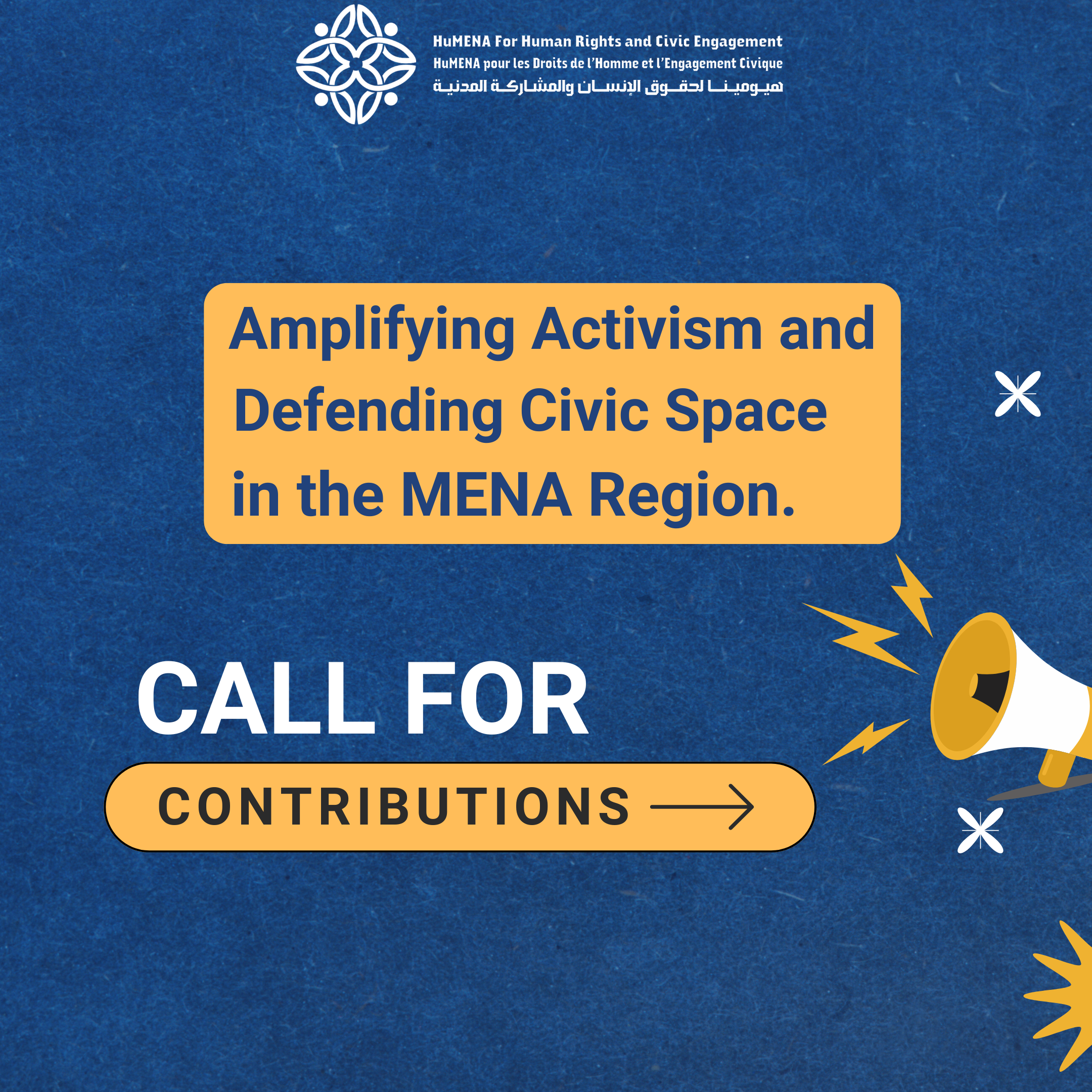 Call for Contributors: Amplifying Activism and Defending Civic Space in the MENA Region