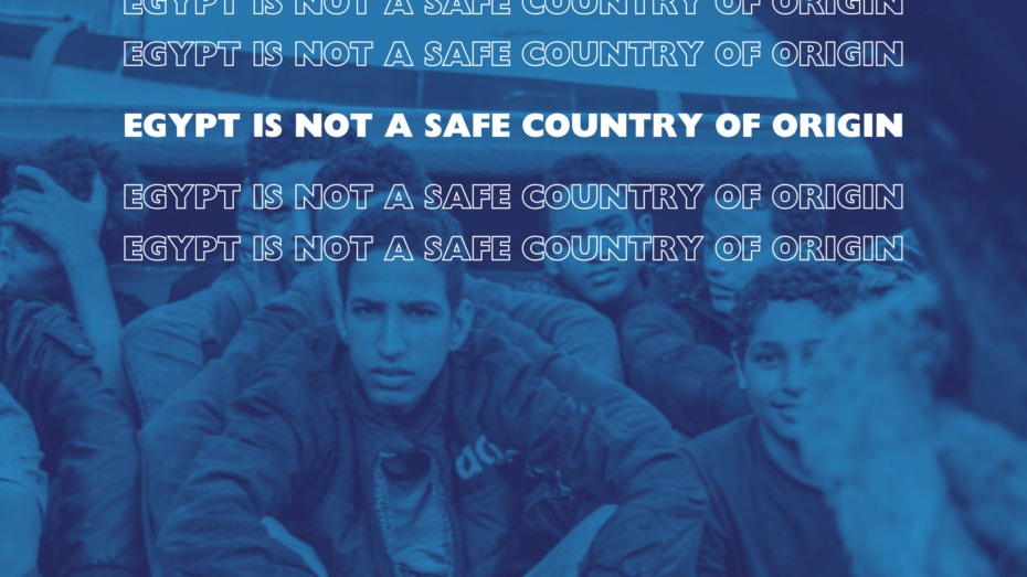 Joint Statement| Italy Must Review its Decision to Classify Egypt as a “Safe Country of Origin”